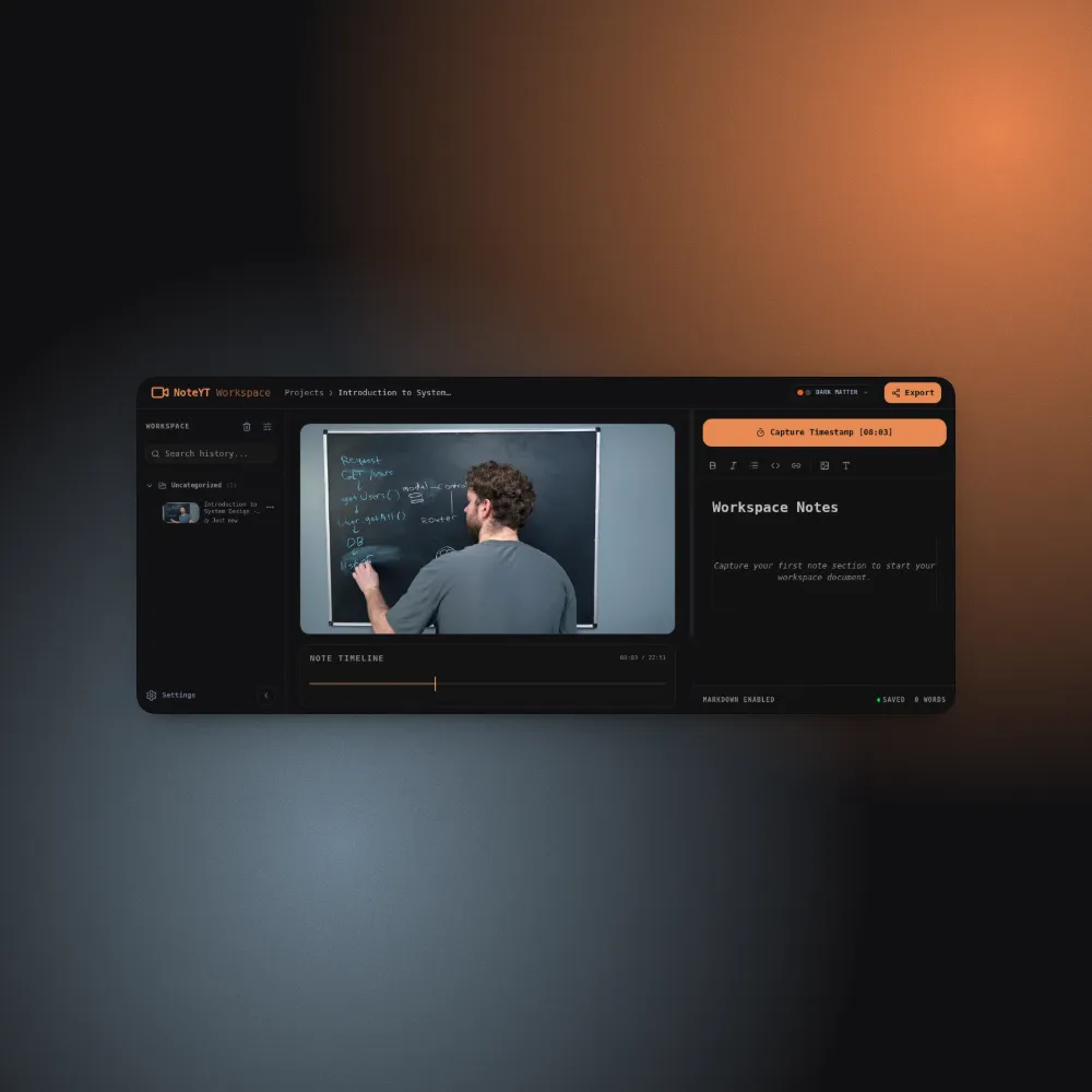 YouTube Notes